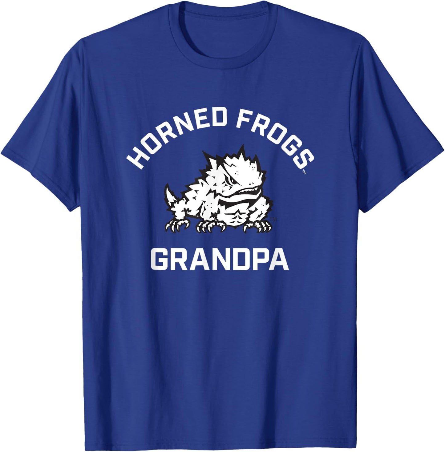 TCU Horned Frogs Arched Grandpa T-Shirt - T-Shirt | Royal