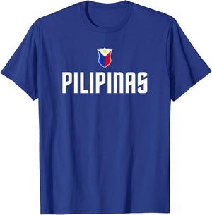 Pilipinas Basketball Wear, Gilas Philippines Casual Wear T-Shirt - T-Shirt | Royal