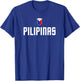Pilipinas Basketball Wear, Gilas Philippines Casual Wear T-Shirt - T-Shirt | Royal