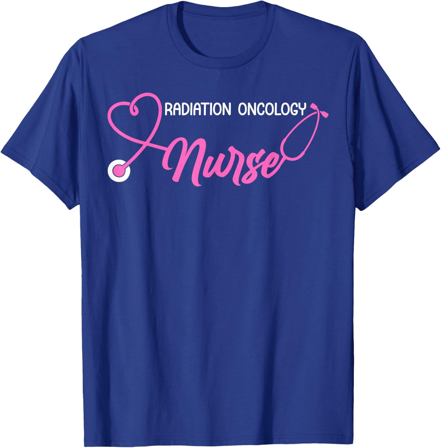 Radiation Oncology Nurse Appreciation - Adults Nurse Themed - Black, Small - Short Sleeve T-Shirt - T-Shirt | Royal
