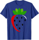 Big Strawberry Costume Cute Easy Fruit Halloween Gift T-Shirt - T-Shirt | Royal