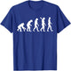 Human evolution T-Shirt - T-Shirt | Royal