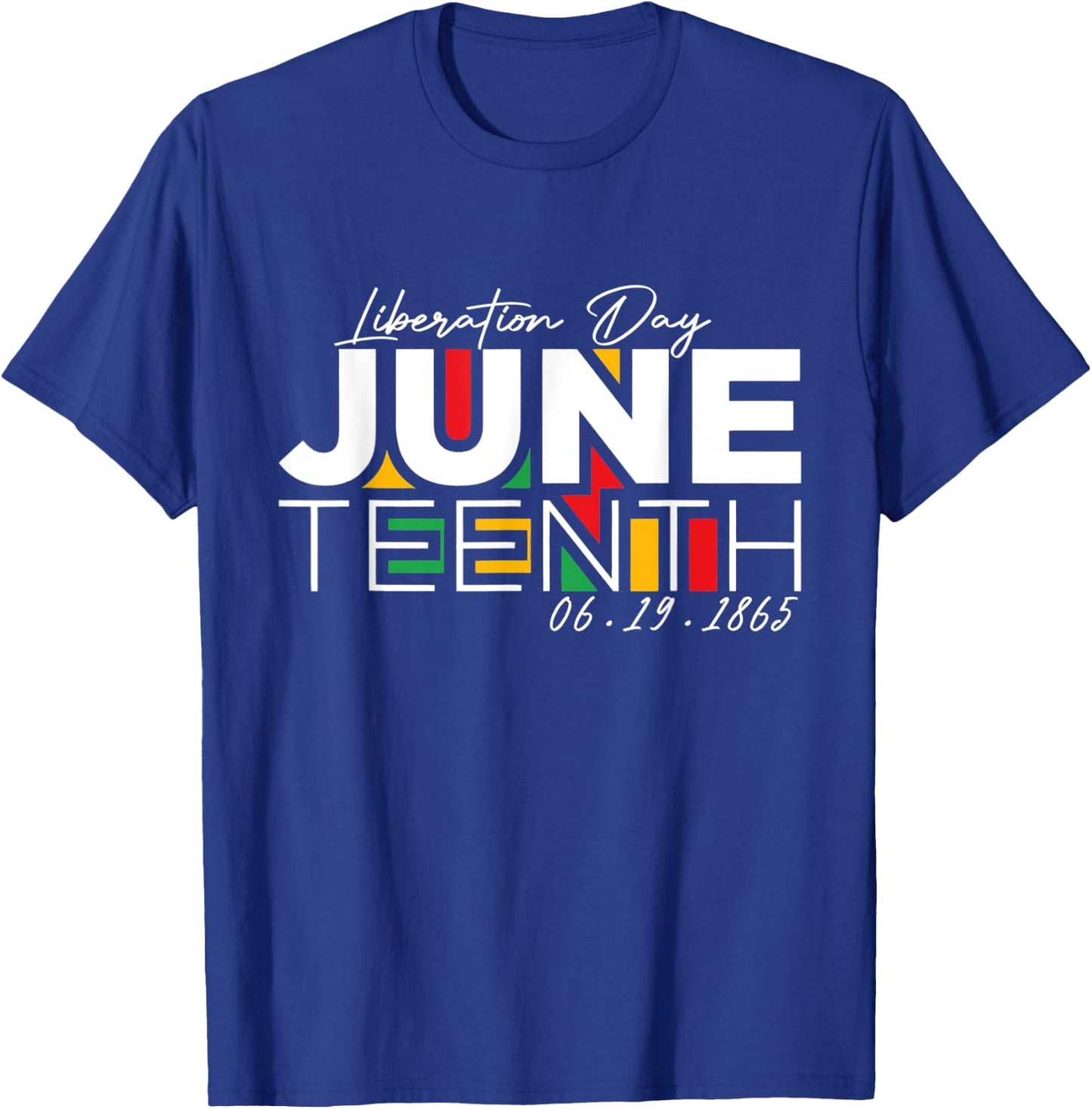 Black Women Liberation Day Juneteenth Freedom 16.09.1865 T-Shirt - T-Shirt | Royal
