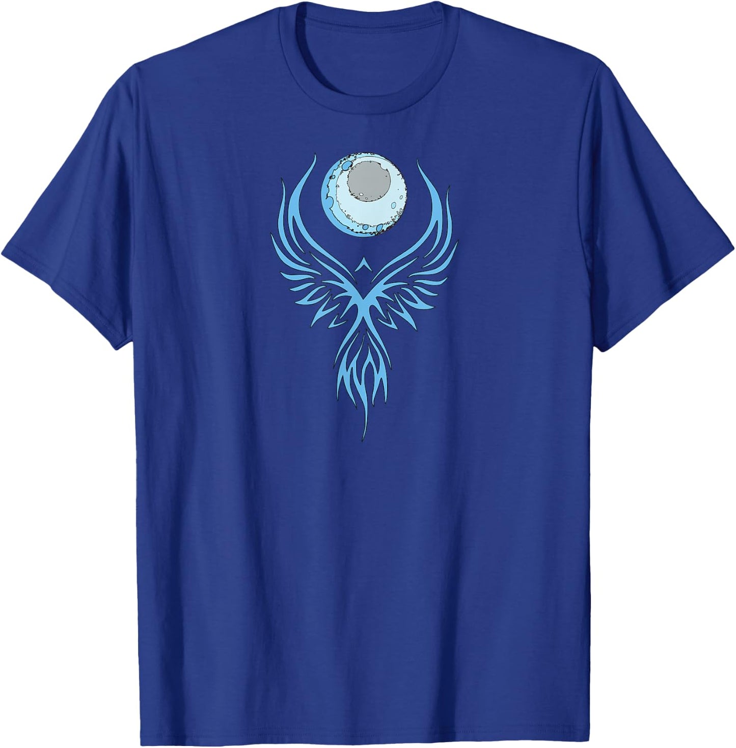 Phoenix Bird : Grab the Moon "Recovery" T-Shirt - T-Shirt | Royal