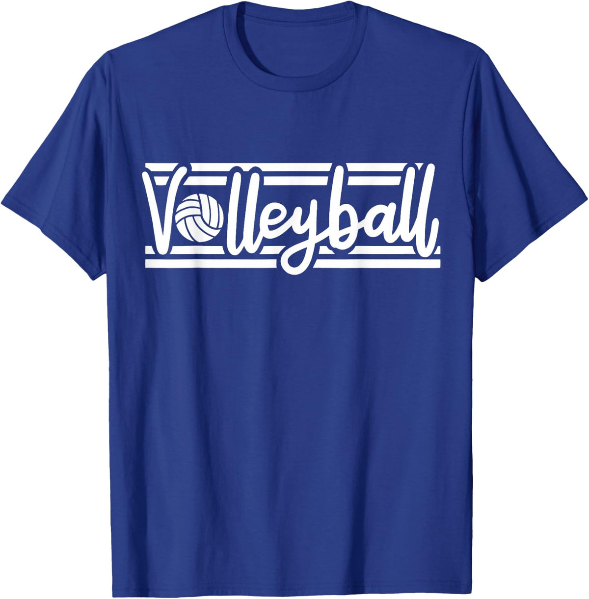 Volleyball for Girls Women T-Shirt - T-Shirt | Royal
