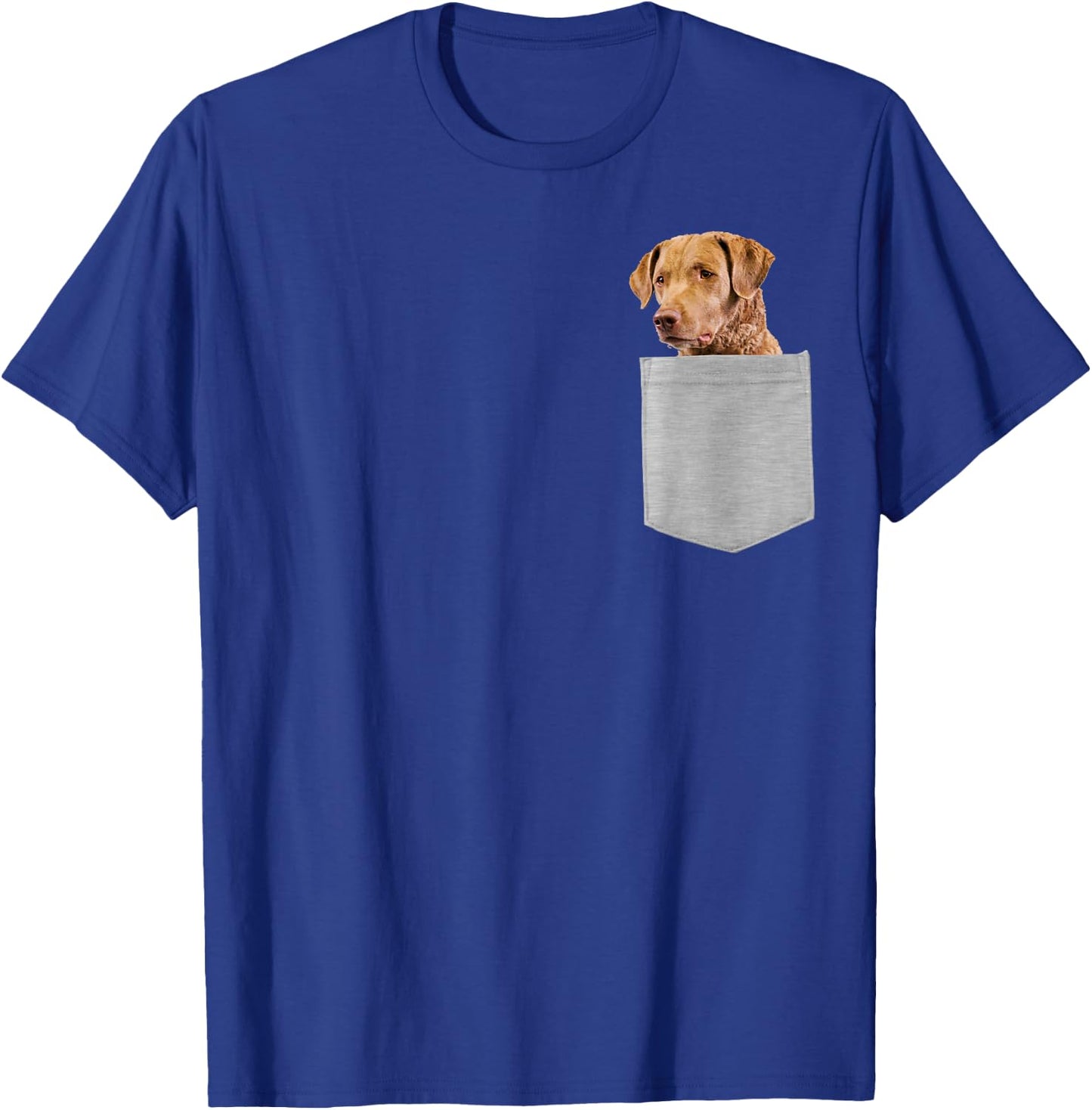 Dog in Your Pocket Chesapeake Bay Retriever T-Shirt - T-Shirt | Royal
