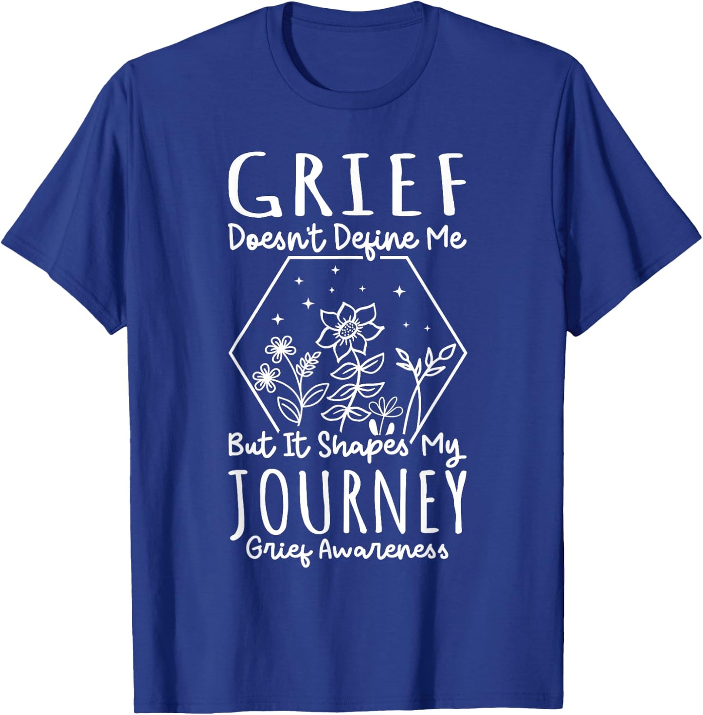 National Grief Awareness Day -Adults & Kids Classic Fit Black Grief Awareness T-Shirt - T-Shirt | Royal