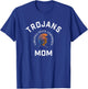 Virginia State University VSU Trojans Arched Mom T-Shirt - T-Shirt | Royal