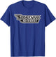 Stonehill College Skyhawks Text Logo T-Shirt - T-Shirt | Royal