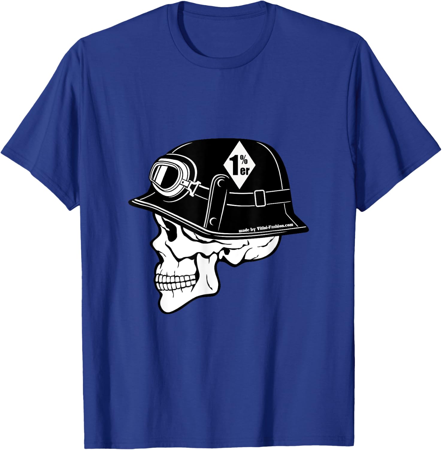 Diamond 1%, rocker, biker, motorcycle, 1 percent T-Shirt - T-Shirt | Royal