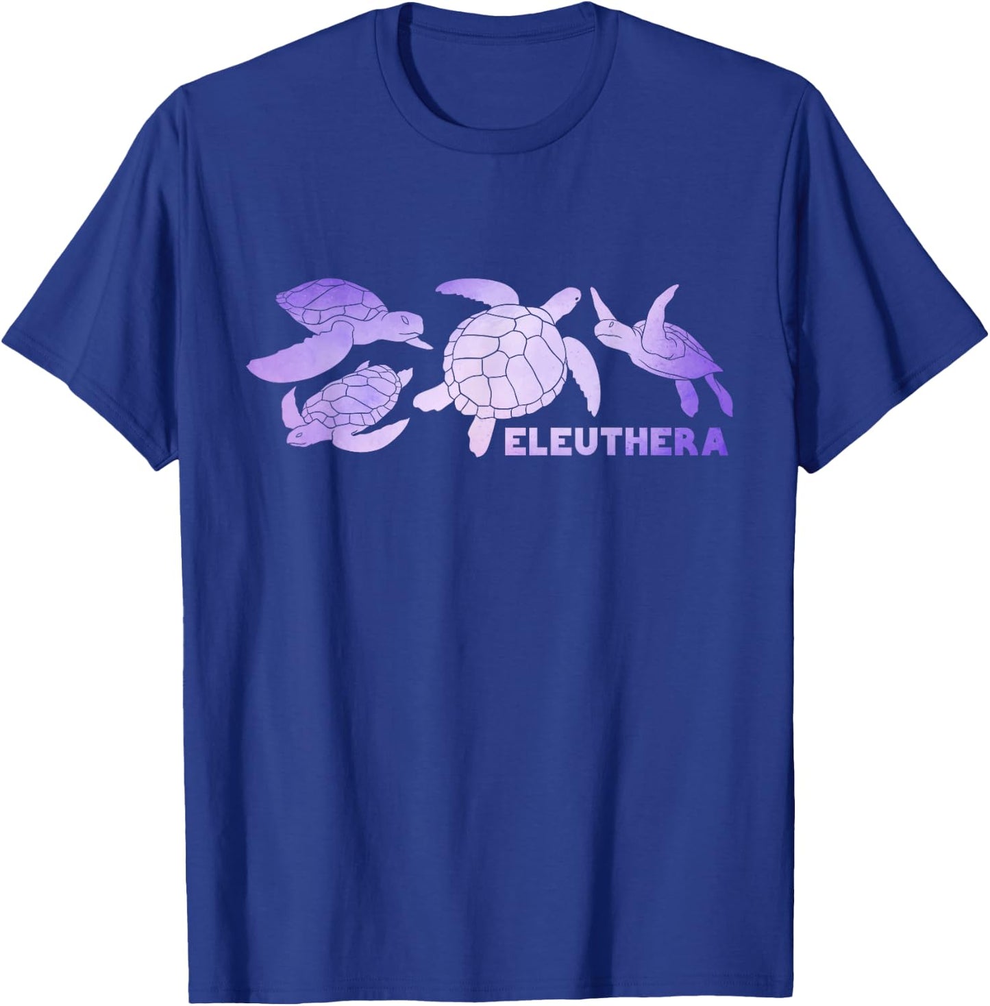 Eleuthera Sea Turtles Bahamas Beach Vacation T-Shirt - T-Shirt | Royal