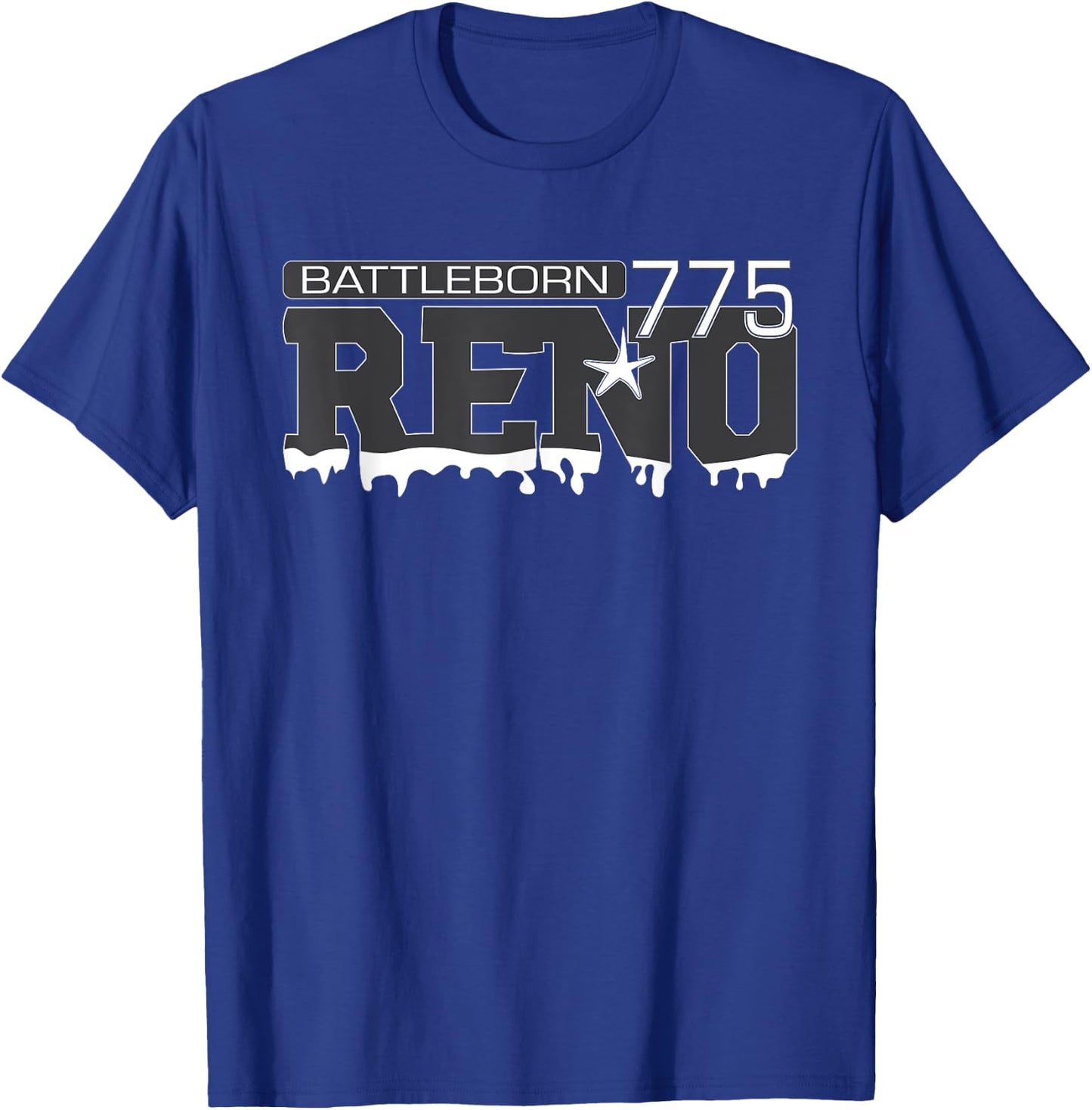 Reno Nevada Battleborn T-Shirt - T-Shirt | Royal