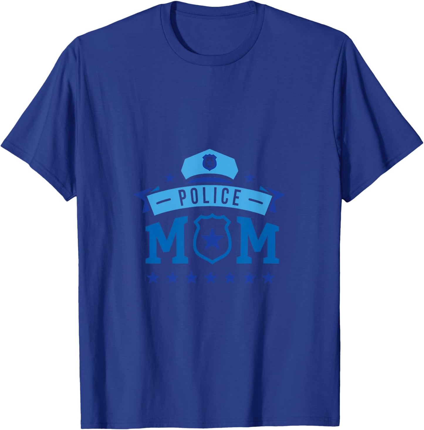 Police Mom Mothers Day T-Shirt - T-Shirt | Royal