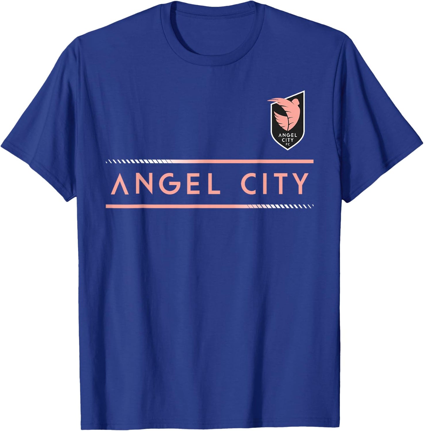 Officially Licensed Angel City FC Soccer NWSL Apparel T-Shirt - T-Shirt | Royal