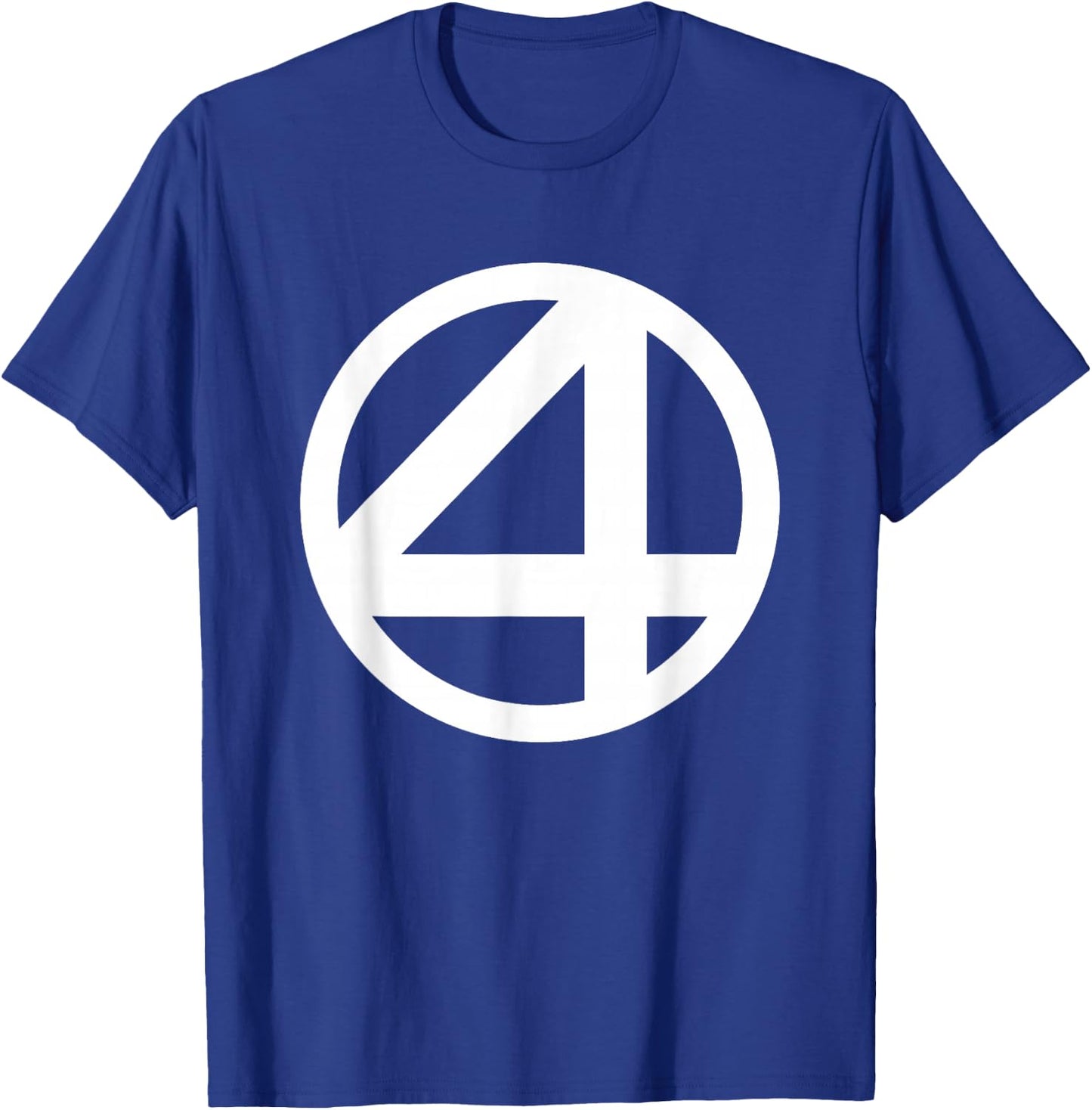 Marvel Fantastic Four Vintage Super Hero Center Badge T-Shirt - T-Shirt | Royal