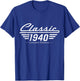 Classic 1940 Limited Edition Vintage Car Birthday Men T-Shirt - T-Shirt | Royal