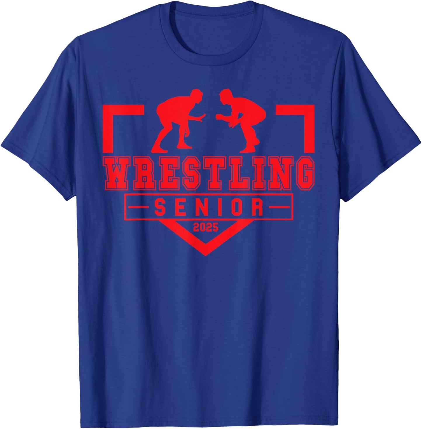 Wrestling Senior Night Wrestling Senior 2025 Graduation 11 T-Shirt - T-Shirt | Royal