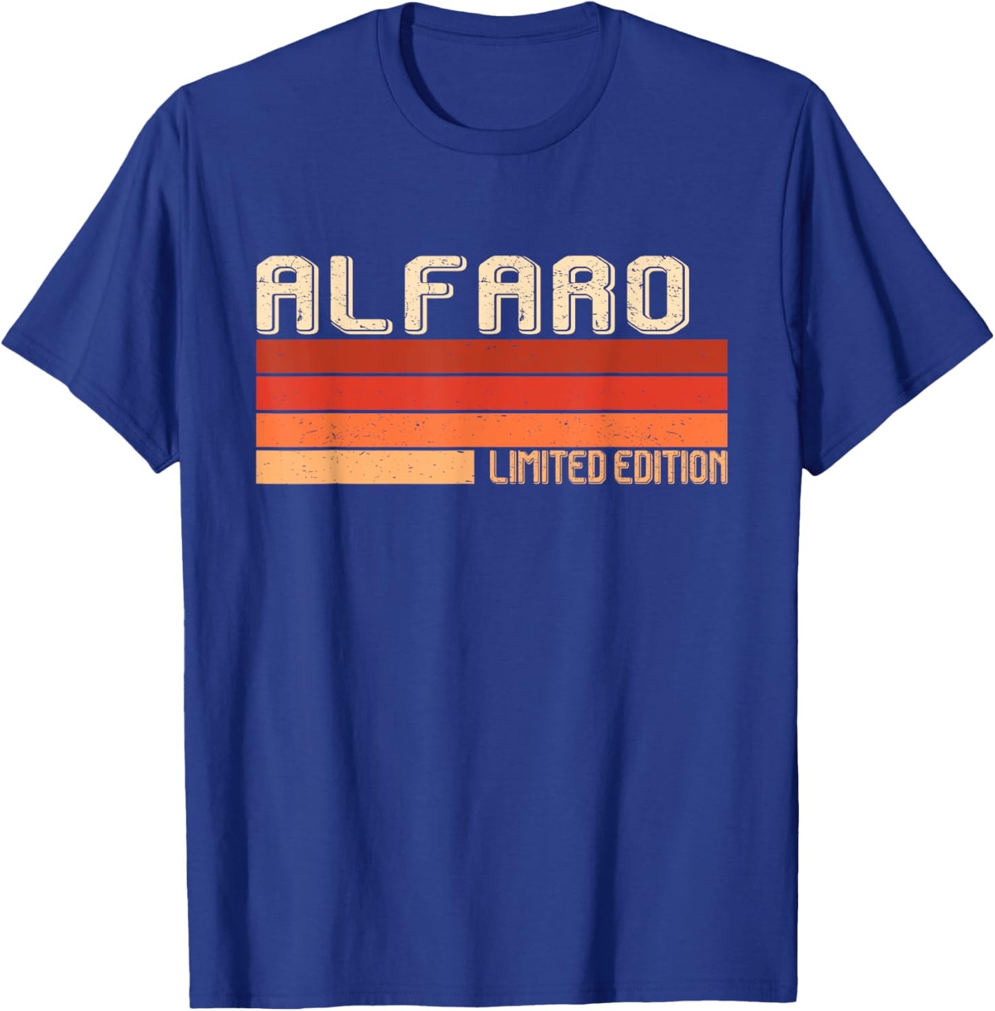 ALFARO Name Personalized Idea Men Retro Vintage ALFARO T-Shirt - T-Shirt | Royal