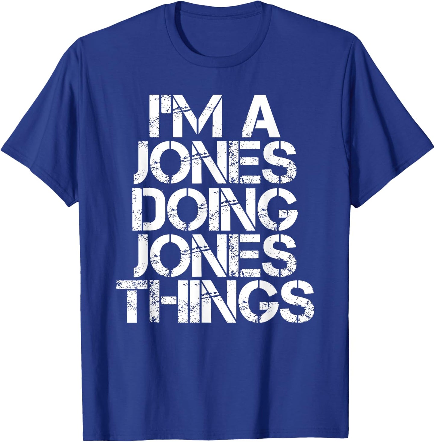 JONES Funny Surname Family Tree Birthday Reunion Gift T-Shirt - T-Shirt | Royal