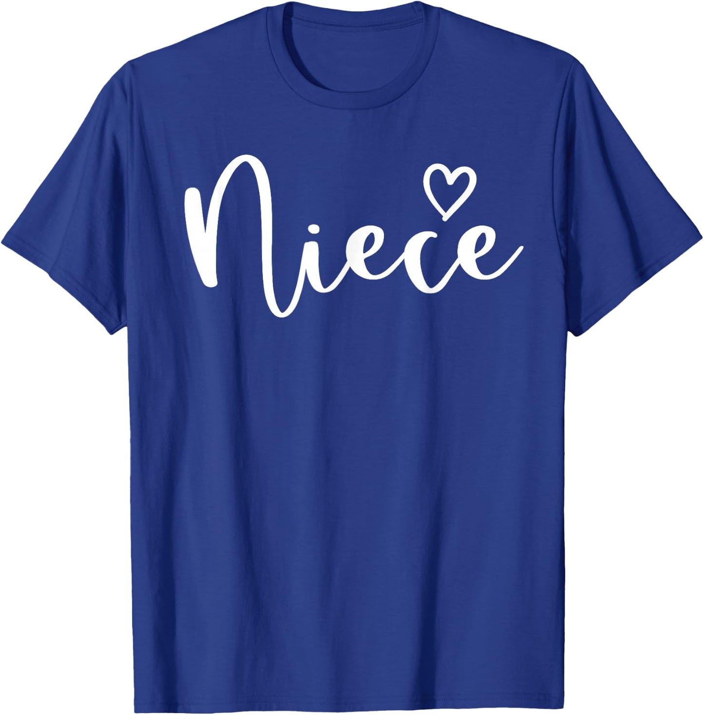 Niece Gifts Heart Mother's Day Niece T-Shirt - T-Shirt | Royal