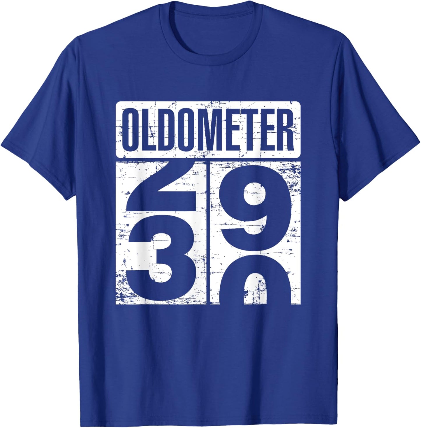 Oldometer 29-30 Funny 30th Birthday 30 Year Old Gift T-Shirt - T-Shirt | Royal