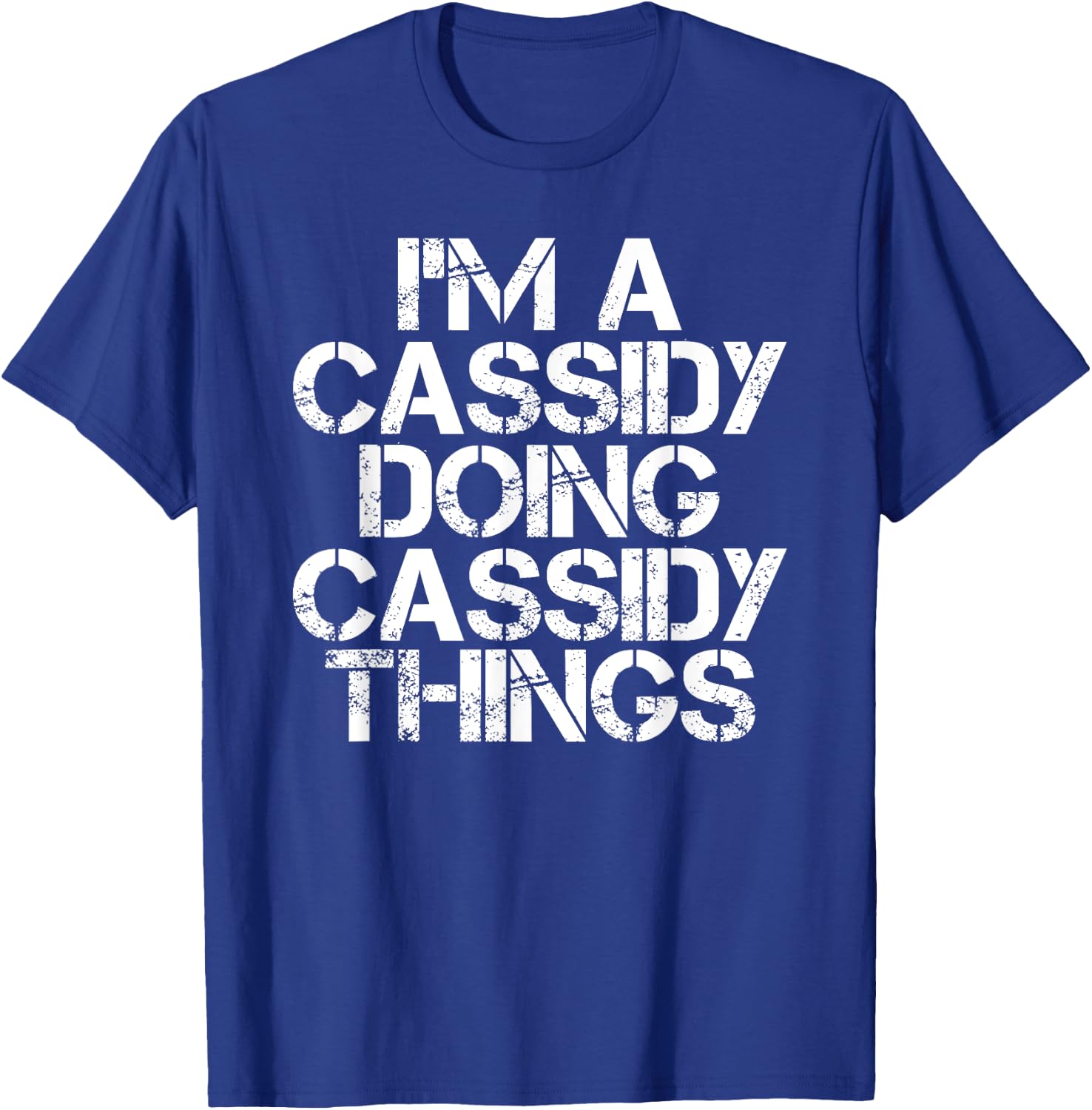 CASSIDY Funny Surname Family Tree Birthday Reunion Gift T-Shirt - T-Shirt | Royal