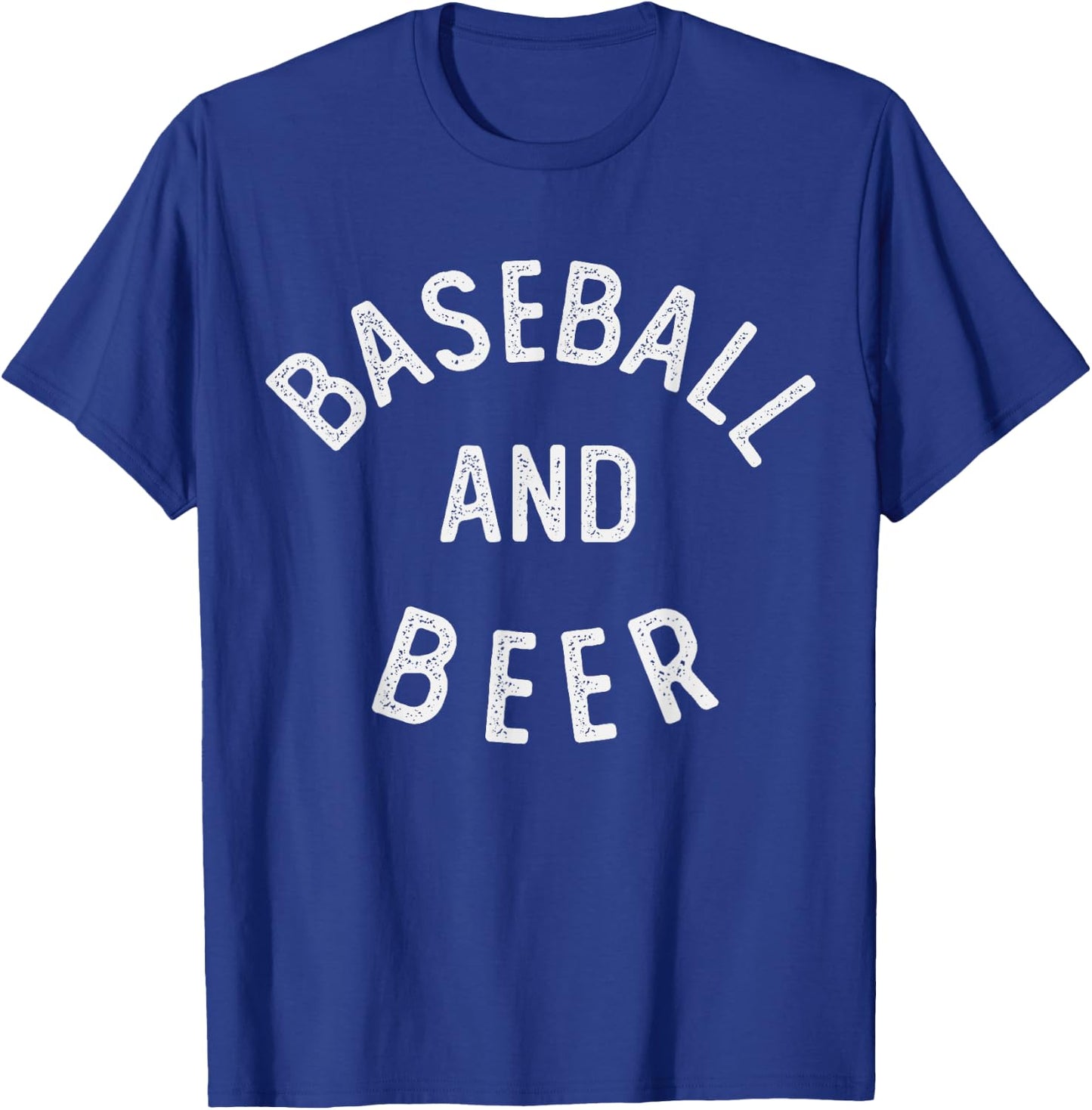 Baseball and Beer T-Shirt - T-Shirt | Royal