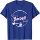 She's A Barbell Girl T-Shirt - T-Shirt | Royal