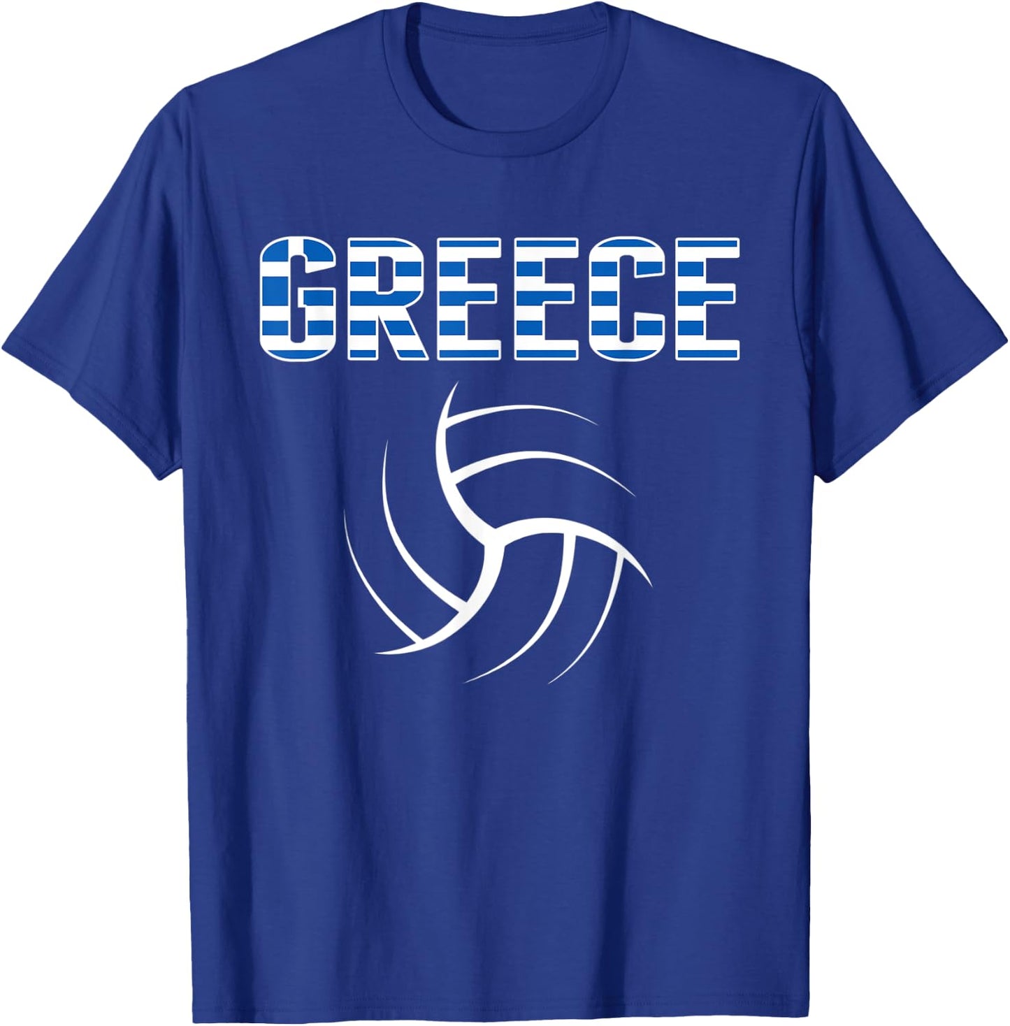Greece Volleyball Lovers Jersey - Greek Flag Sport Fans T-Shirt - T-Shirt | Royal