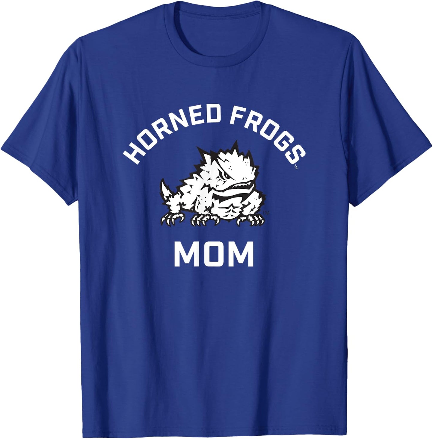 TCU Horned Frogs Arched Mom T-Shirt - T-Shirt | Royal