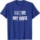 I Love It When My Wife Let Me Mountain Bike Funny MTB Biker T-Shirt - T-Shirt | Royal