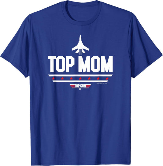Top Gun Mother's Day Top Mom T-Shirt - T-Shirt | Royal