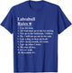 Funny Labrabull Dog Rules Pitador T-Shirt - T-Shirt | Royal