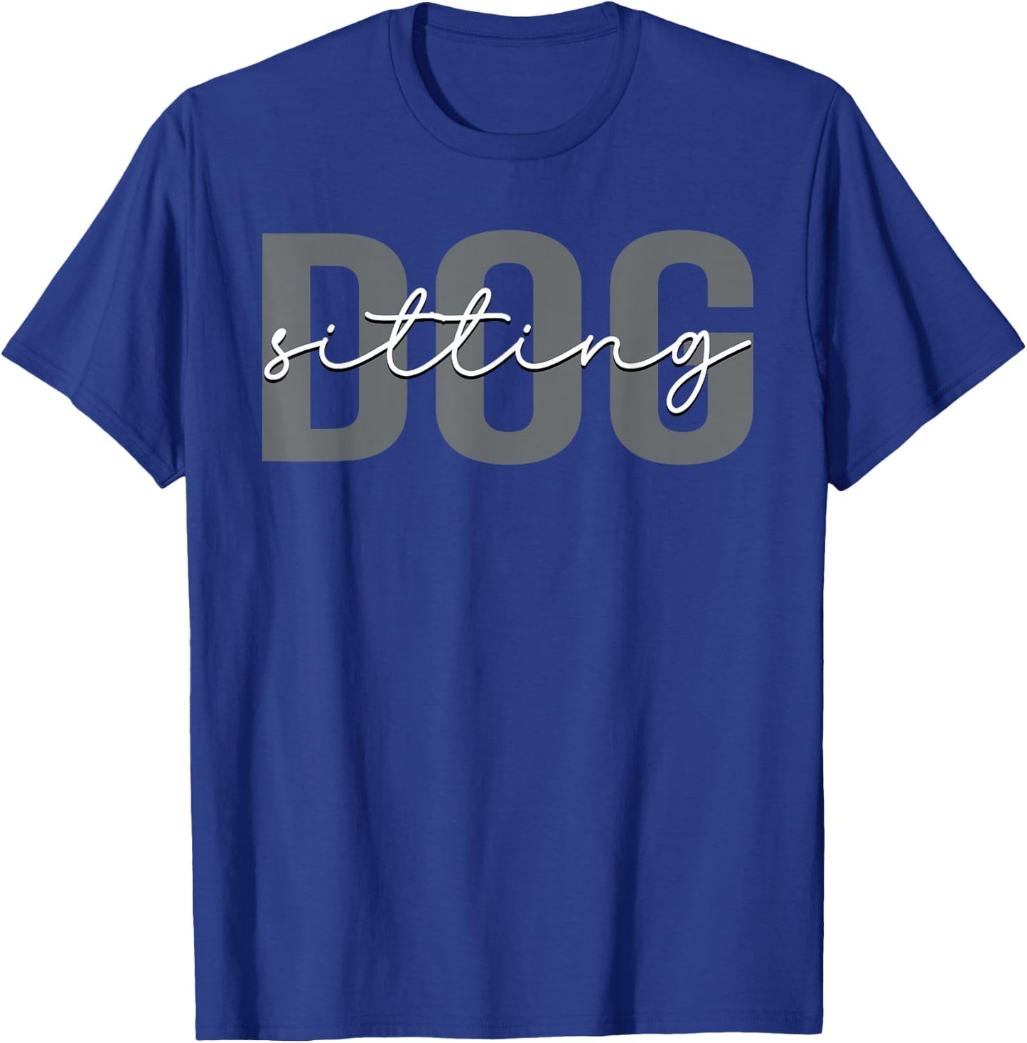 Dog Sitting Dog Walker Dog Sitter Women Kids T-Shirt - T-Shirt | Royal