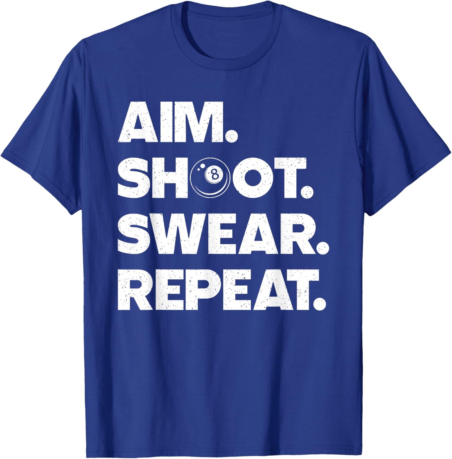Funny Billiard Art Women Billiard Player Pool Lover T-Shirt - T-Shirt | Royal