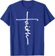 Faith Cross Quotes Christian Lion Luke Women Kids T-Shirt - T-Shirt | Royal