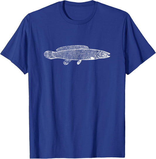 Bowfin Shirt Mudfish Mud Pike Dogfish Grinnel Choupique T-Shirt - T-Shirt | Royal