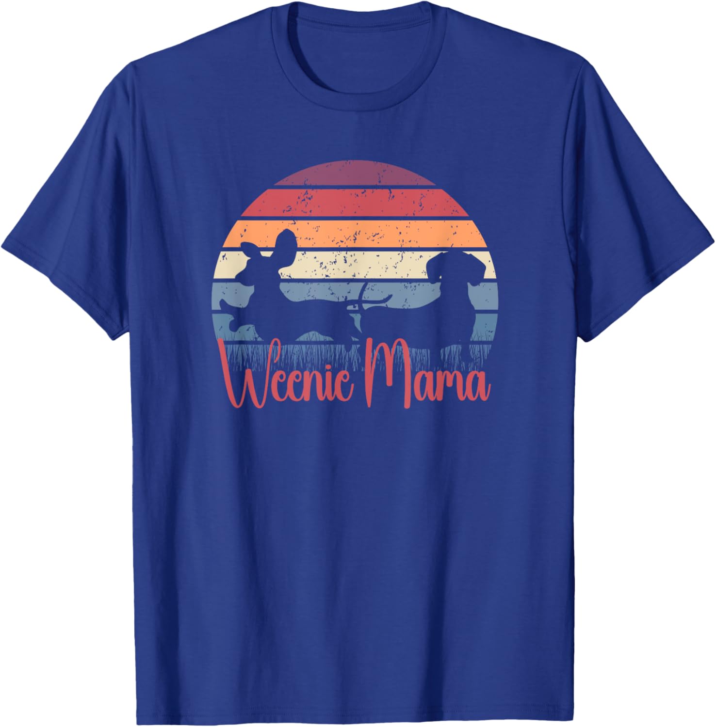 Weenie mama dachshund wiener teckel Weenie mom dad sausage T-Shirt - T-Shirt | Royal