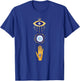 Evil Eye Hamsa Hand Greek Eye Snake - Witch Curse Protection T-Shirt - T-Shirt | Royal