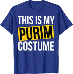 This is My Purim Costume Kids Men Women Jewish Purim T-Shirt - T-Shirt | Royal