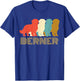 Vintage Bernese Mountain Dog , I Love My Berner T-Shirt - T-Shirt | Royal