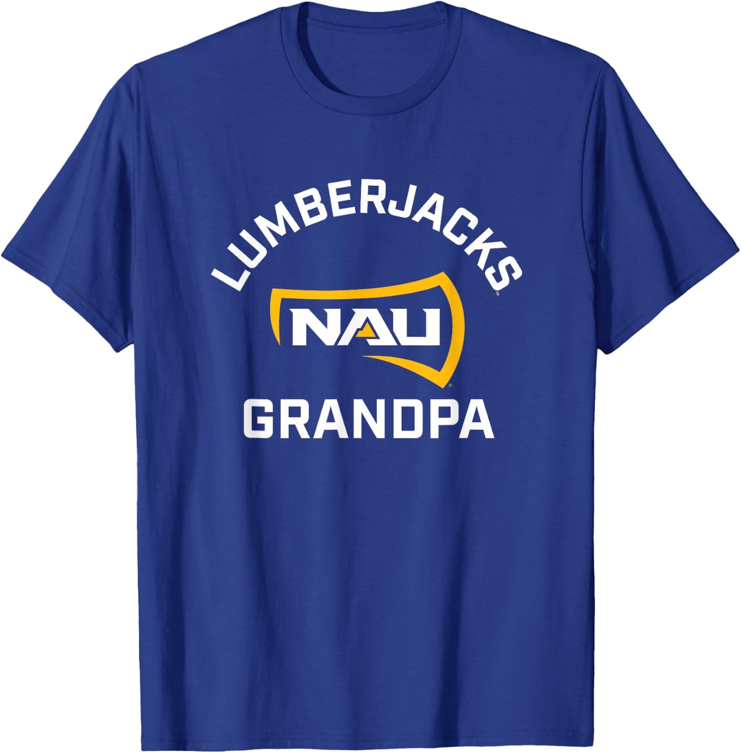 Northern Arizona NAU Lumberjacks Arched Grandpa T-Shirt - T-Shirt | Royal