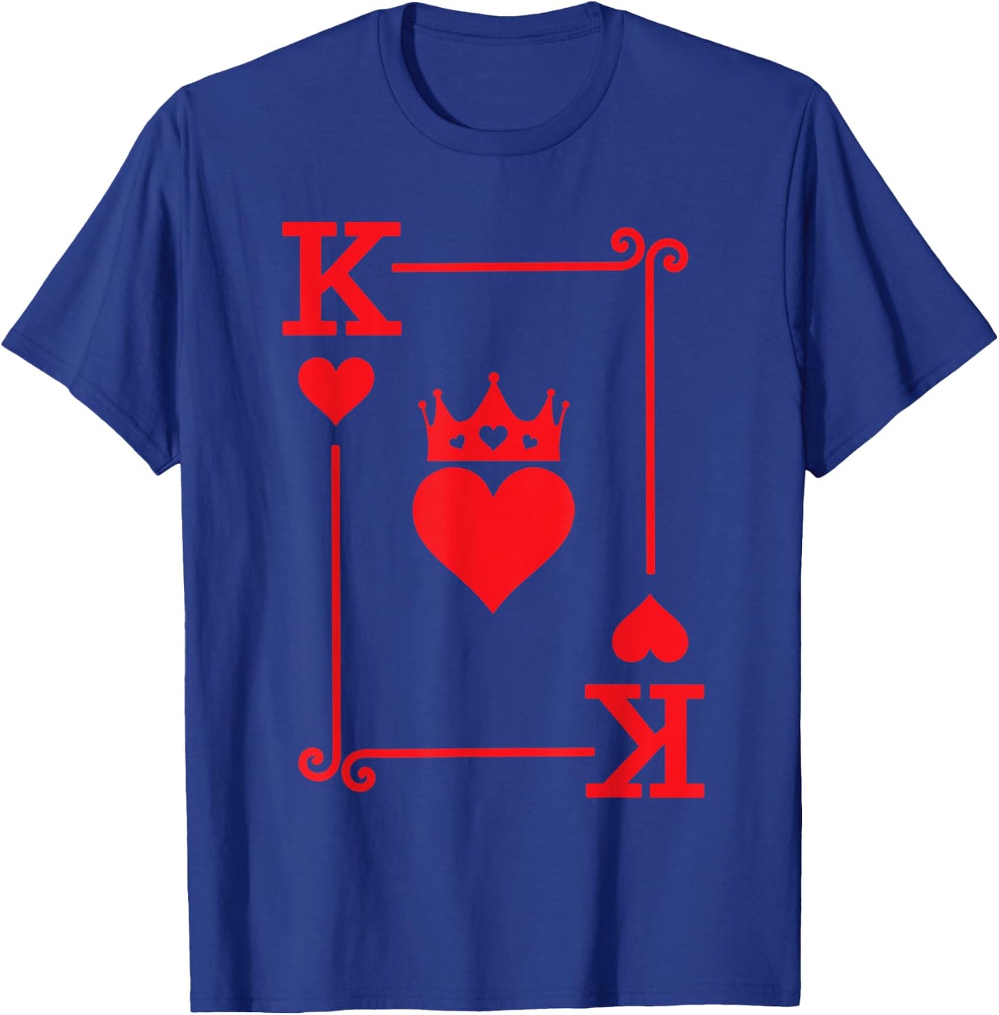 King Hearts Card Costume - Playing Cards - King of Hearts T-Shirt - T-Shirt | Royal