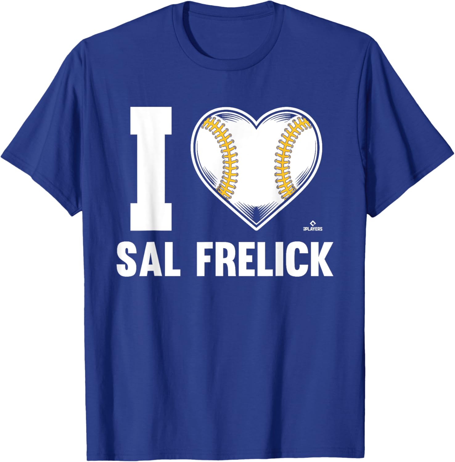 I Heart Sal Frelick Prospect Baseball Fan Gear T-Shirt - T-Shirt | Royal