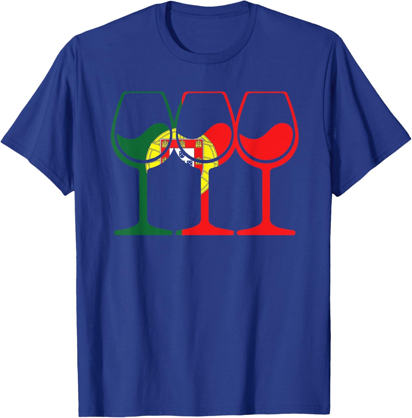 Wine Glass Portugalia Wine Glass Portugal T-Shirt - T-Shirt | Royal