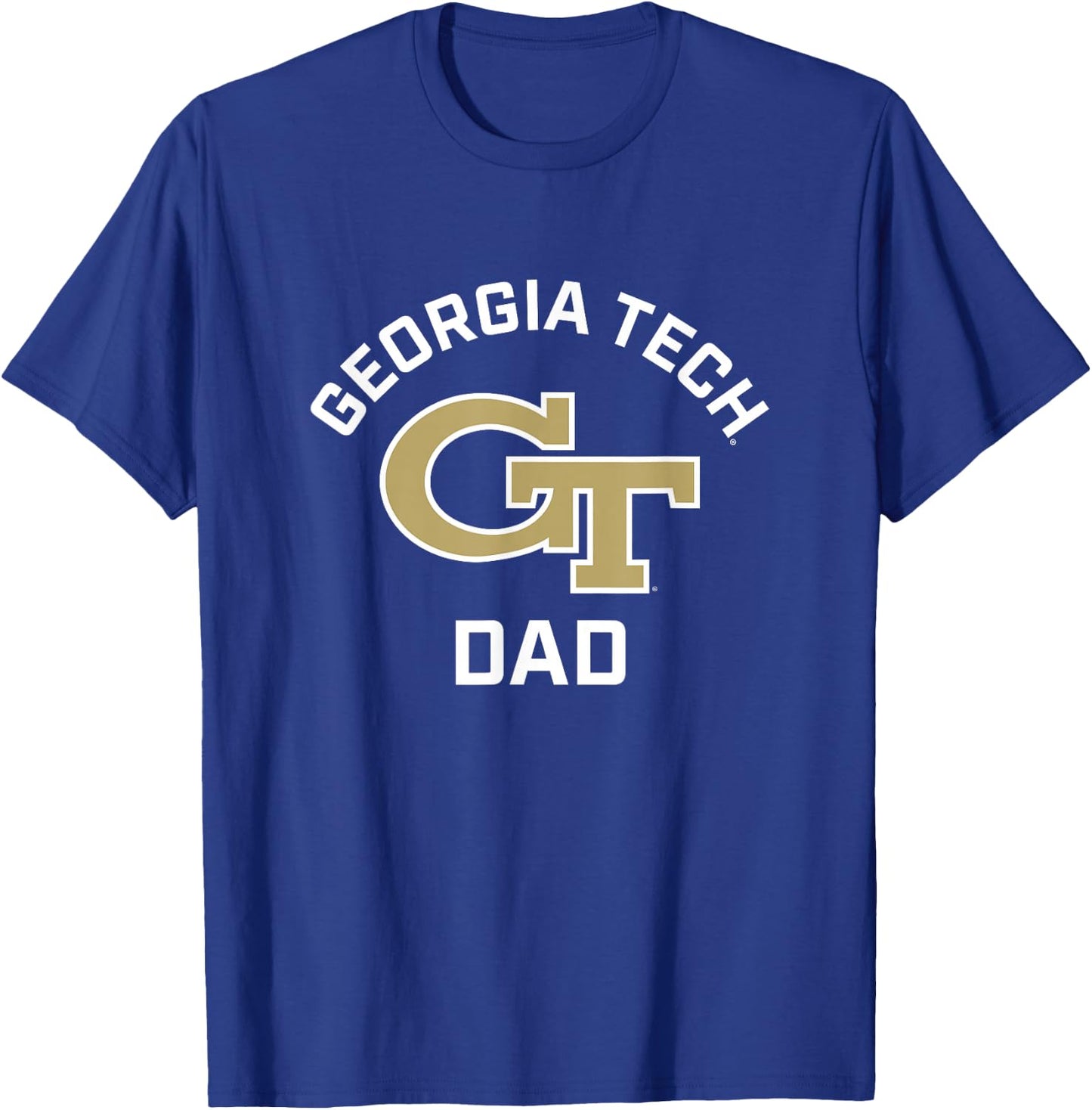 Georgia Tech Yellow Jackets Arched Dad T-Shirt - T-Shirt | Royal
