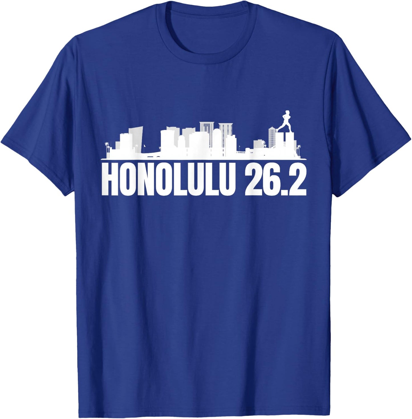 Running Honolulu Race 26.2 Full Marathon Runner T-Shirt - T-Shirt | Royal