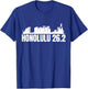 Running Honolulu Race 26.2 Full Marathon Runner T-Shirt - T-Shirt | Royal
