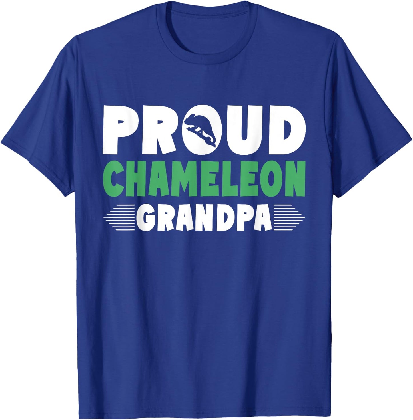 Proud Chameleon Grandpa of Chameleon T-Shirt - T-Shirt | Royal