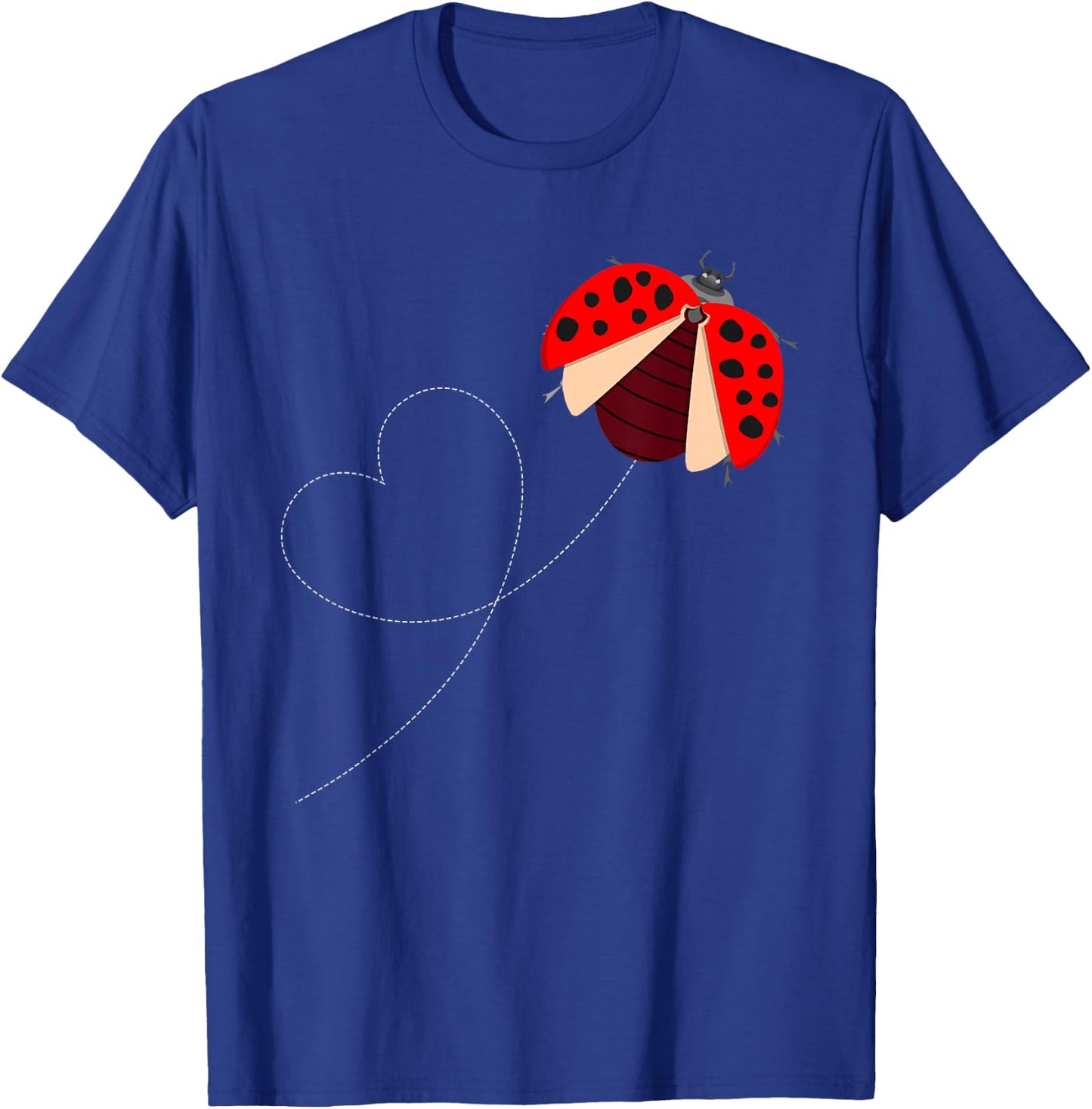 Funny Ladybug Design Women Boys Girls Lady Bug Lover T-Shirt - T-Shirt | Royal